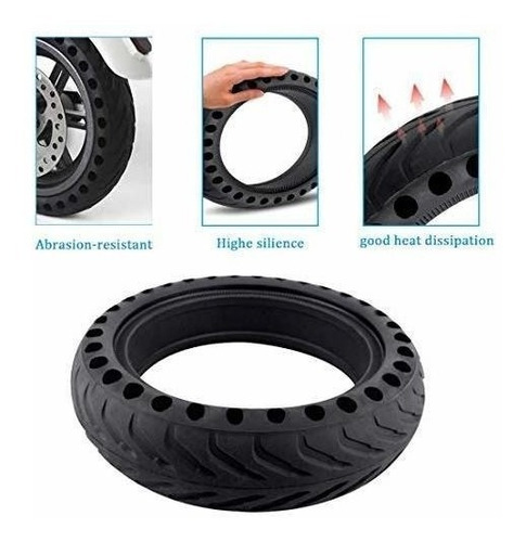 Imagen 4 de 8 de 2 Ruedas Solidas Para Scooter Electrico Xiaomi Mijia M365