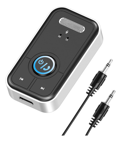 Bluetooth 5.3 2 1 Para Coche Adaptador Auxiliar Adecuado