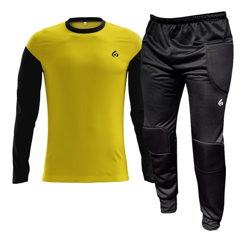 Imagen 2 de 10 de Combo Kit Buzo + Pantalon Arquero Gol De Oro