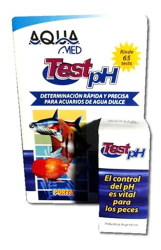 Medidor Indicador De Ph Para Acuario 65 Tests Aquamed Porta