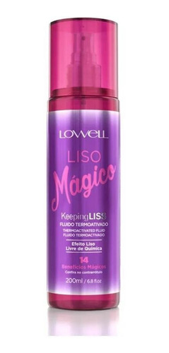 Liso Mágico Shampoo + Condicionador + Fluído + Óleo Lowell