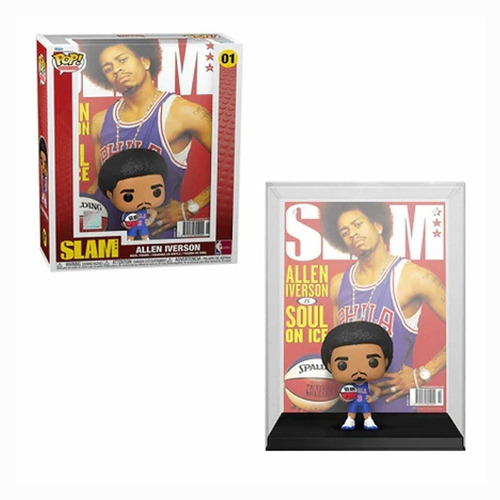 Las portadas de la revista Doll Funko Pop de la NBA Slam Allen Iverson 01