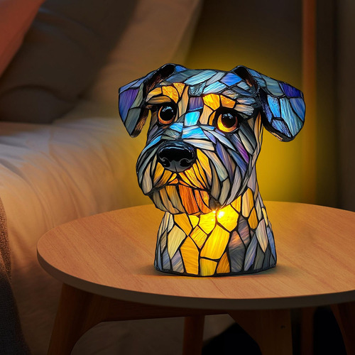 For Candeeiro De Mesa Led Em Miniatura Em Forma De Cachorro