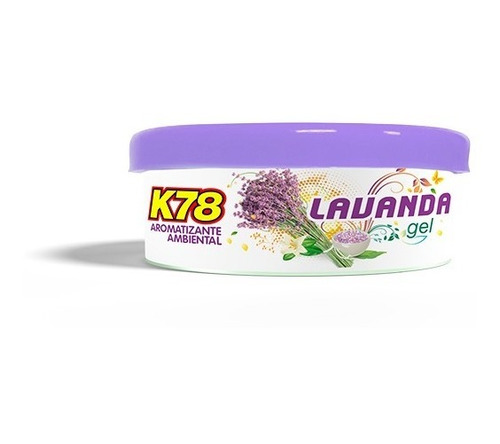 Perfume Fragancia En Lata Gel Auto Ambiente K78 - Lavanda