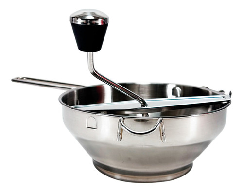 Machacador Spinner De Pure De Papa De Acero Inoxidable 20 Cm Mango Plateado