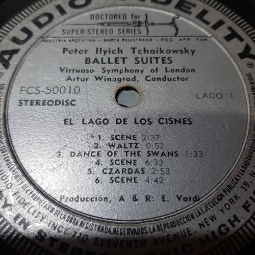 Sin Tapa Disco Winogrod Virtuoso Symp London Tchaikowsky Cl0