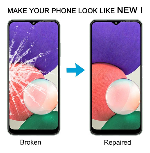 Compatible Lente Lcd Con Oca Para Samsung Galaxy A22 5g