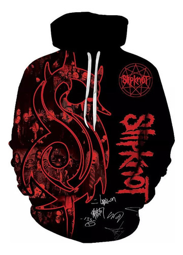 Slipknot Sudadera Cosplay Estilo Europeo Negro