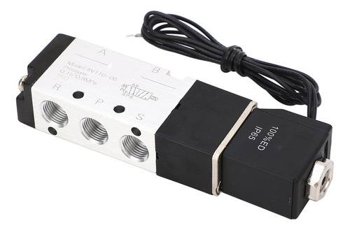 Cable Neumático De Válvula Solenoide, 2 Posiciones, 5 Vías,