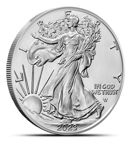 Moneda De Plata Aguila Americana 2023 1 Onz. Troy, Ley 999