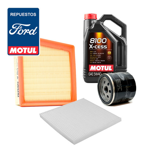 Kit Filtros Fiesta Kinetic Original +aceite Motul 2011 2012