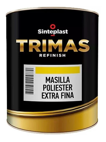 Masilla Poliester Extra Fina Trimas Sinteplast 4 Kilos