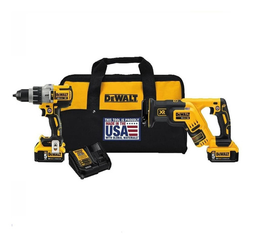 Kit Dewalt Taladro Percutor Combo Dck299m2 Max Xr