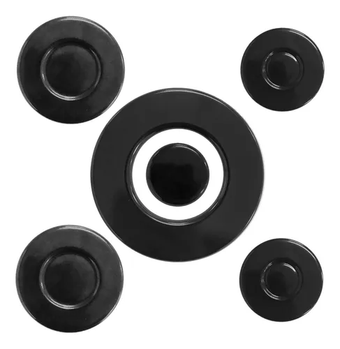 Kit Espalhadores Tampas Para Fogão Esmaltec Topázio 5 Bocas