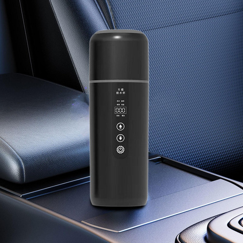Taza De Viaje Con Calefacción Para Coche, 12 V, 24 V,