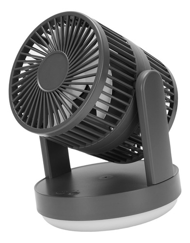 Ventilador De Escritorio Recargable Ajustable De 3 Velocidad