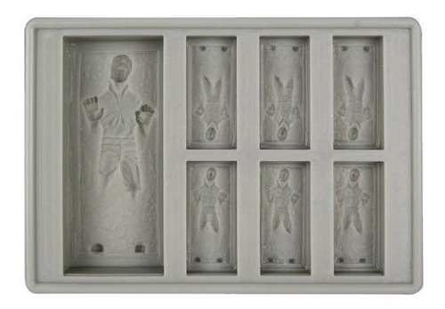 Star Wars Han Solo En Carbonite Silicone Ice Tray Chocolate 