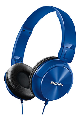 Auricular Giratorios Tipo Dj Philips Shl3060 Azul