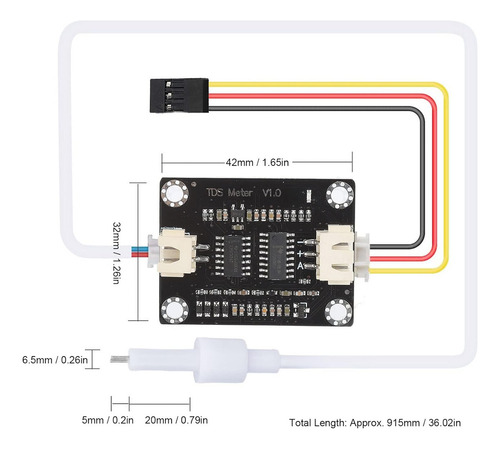 Para Arduino Sensor Conductividad Tds Agua Analógico