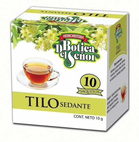 Té De Tilo Botica Del Señor 10 Saquitos