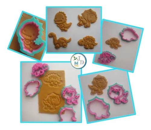 Cortadores De Galletas Moldes Galletas Dinosaurios Niños