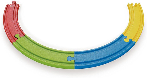 Vias Pack Arcoiris Hape E3804 Trenes Encastrable Edu Full