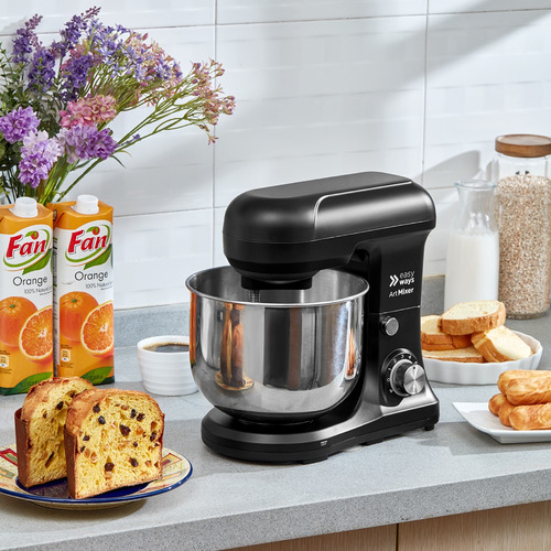 Imagen 2 de 3 de Batidora De Pedestal Planetaria Art Mixer 4,3 L Negro