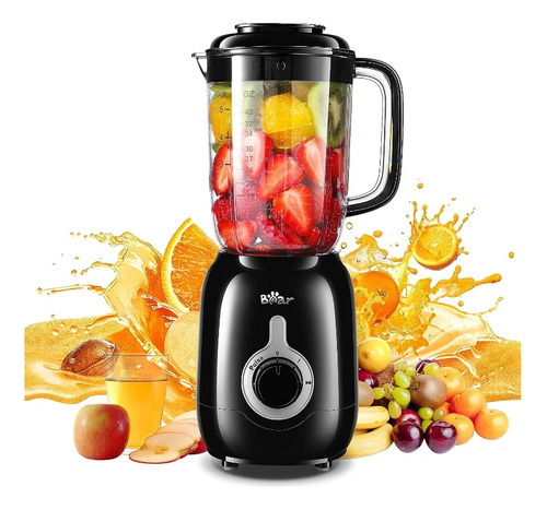 Bear Blender, Licuadora De Batidos Y Licuados De 700 W 40 Oz