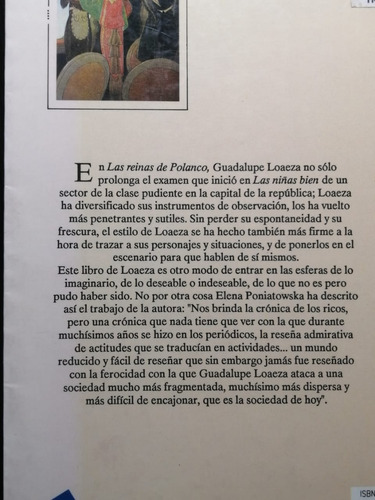 Las Reinas De Polanco Guadalupe Loaeza Cal Y Arena