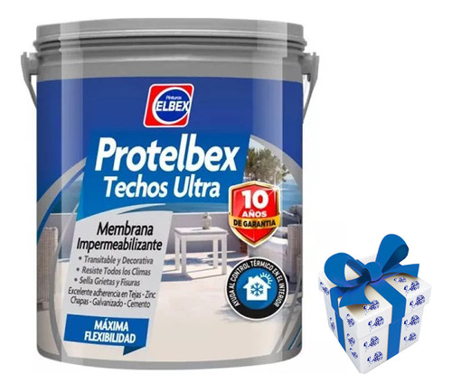 Membrana Liquida Termica Protelbex Techos Ultra Elbex + Reg