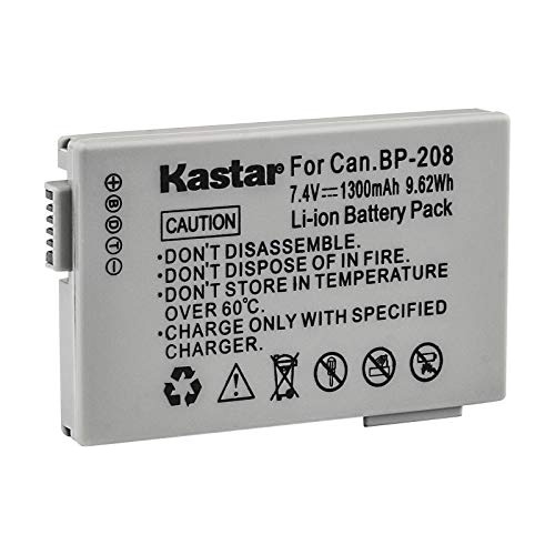 Batería Kastar Bp-208 Para Cámara Canon