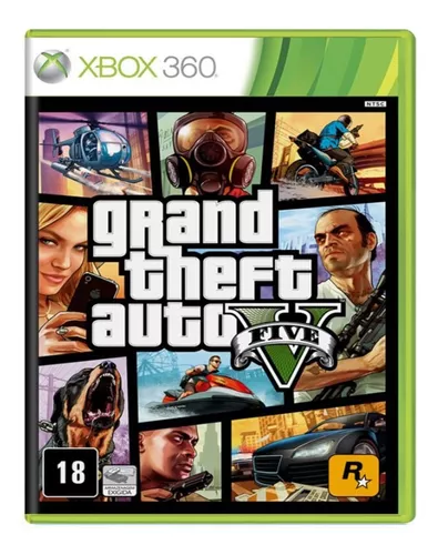 Jogo Grand Theft Auto Gta V - Xbox 360