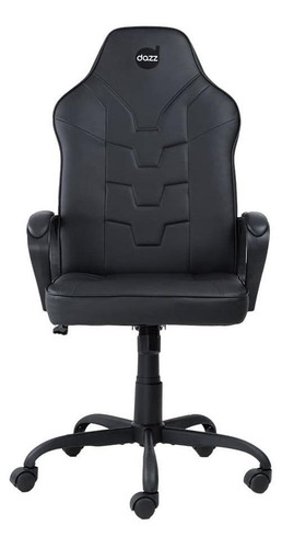Cadeira Gamer Dazz Omega Com Apoio De Braço - Preto Material do estofamento Couro sintético