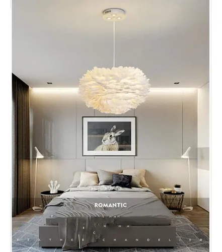 Lampara De Techo Cloud D40 Luminaria Living Dormitorio Lcm Estructura Blanco