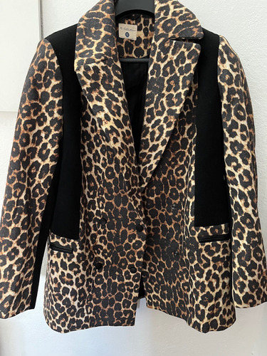 2 Hermosos Tapados Blazers! Animal Print Tallas 40 Hermosos