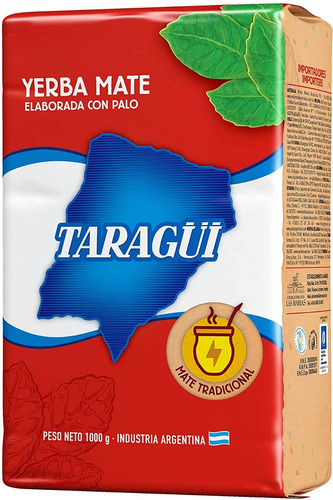 Yerba Mate Taragüi Con Palo 1 Kilo Bolsa