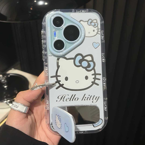 Fundas Para iPhone, Estilo Coreano 16, Bonito Espejo De Hello Kitty 15