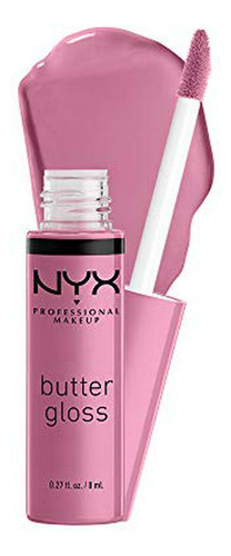 Maquillaje Nyx Profesional Butter Gloss, Eclair, 0,27 Onza.