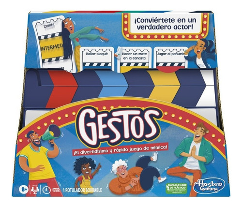 Juego Caras Y Gestos En Español Hasbro / Diverti