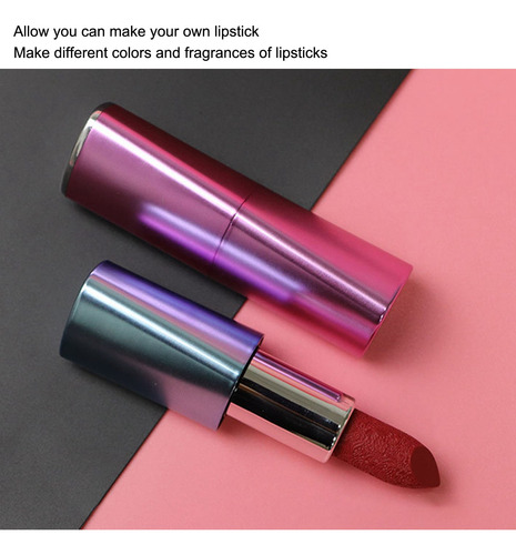 Envase De Bálsamo Labial Vacío, 3 Unidades, Tubos De Lápiz L