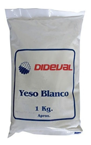 Yeso Blanco Construccion 1kg Dideval 