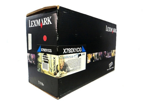 Lexmark X792 Return Extra High Toner Cyan Facturado X792x1cg