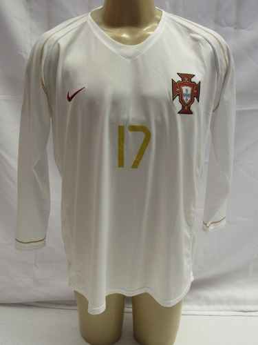 Camisa Futebol Portugal #17 Cristiano Ronaldo Manga Longa 08