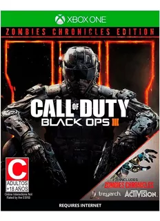 Call Of Duty Black Ops 3 Zombies Chronicles Edition Xbox One