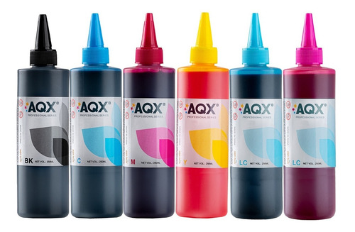 Combo Tinta Aqx Promo 6u X 5! Para Epson L800 T50 1430w R290