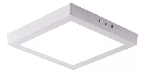 Panel Plafon Led 18w Cuadrado Alto Brillo Spot Luz 21cm