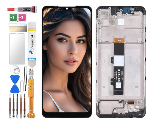 Zahin Pantalla Táctil Lcd Para Moto G Pure Xt2163 Xt2163dl Xt2163-4 Con Marco