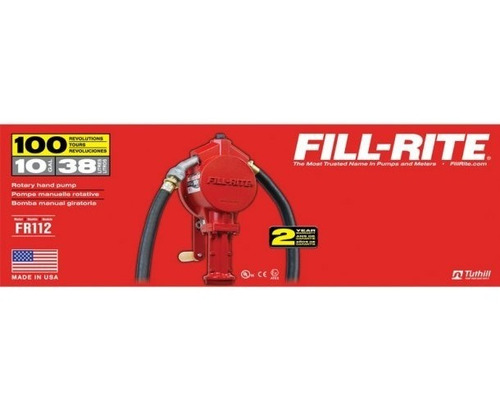 Bomba Para Combustible Manual Rotativa Fill Rite Fr112