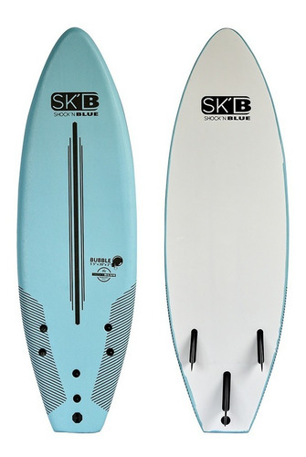 Imagen 1 de 1 de Tablas De Surf Soft Shockn Blue Eps 5' 5'                  