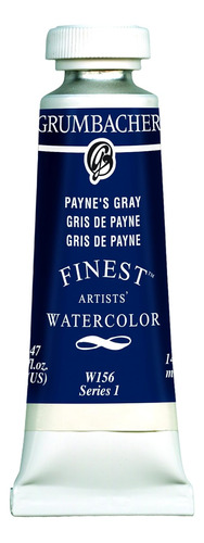 Grumbacher Finest Acuarela Pintura  14 Ml/0 47 Oz  Paynes 